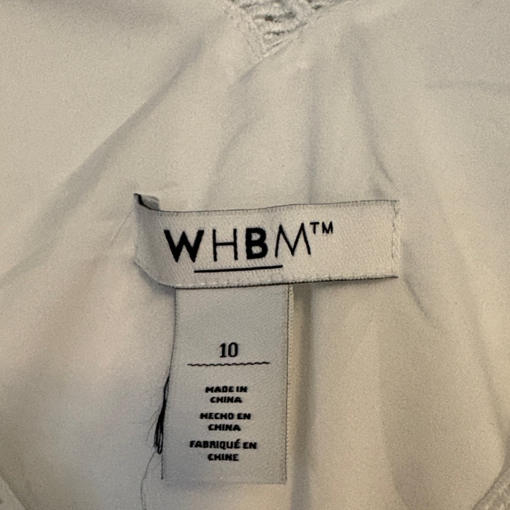 White House Black Market White Lace Tank Top - Picture 2 of 4